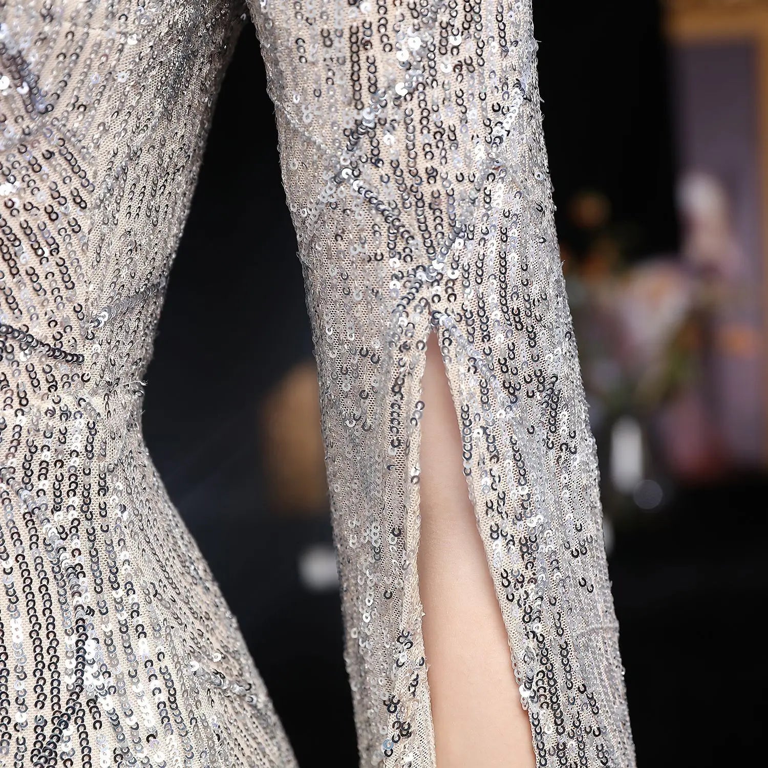 Aurora Sequin Mermaid Evening Gown