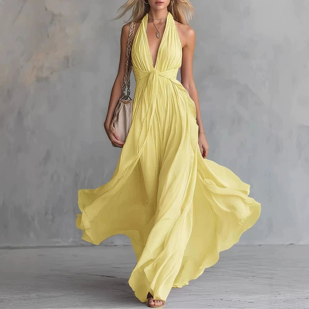 Aurora Chiffon Maxi Dress