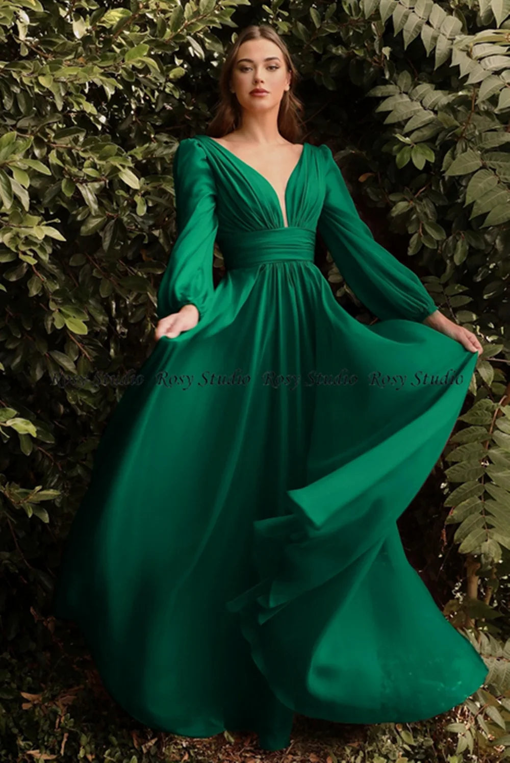 Evelyn Royal Blue Chiffon Gown
