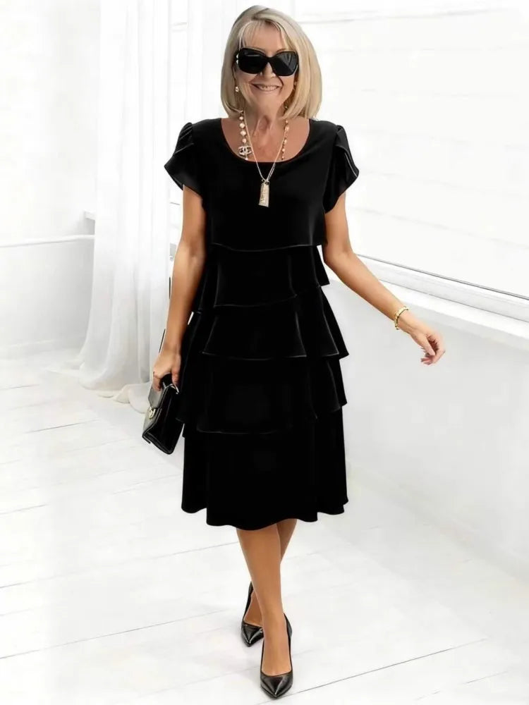 Scarlett Ruffle Midi Dress