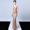 Victoria Crystal Mermaid Evening Gown