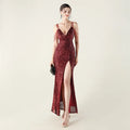 Serena Champagne Sequin Mermaid Gown