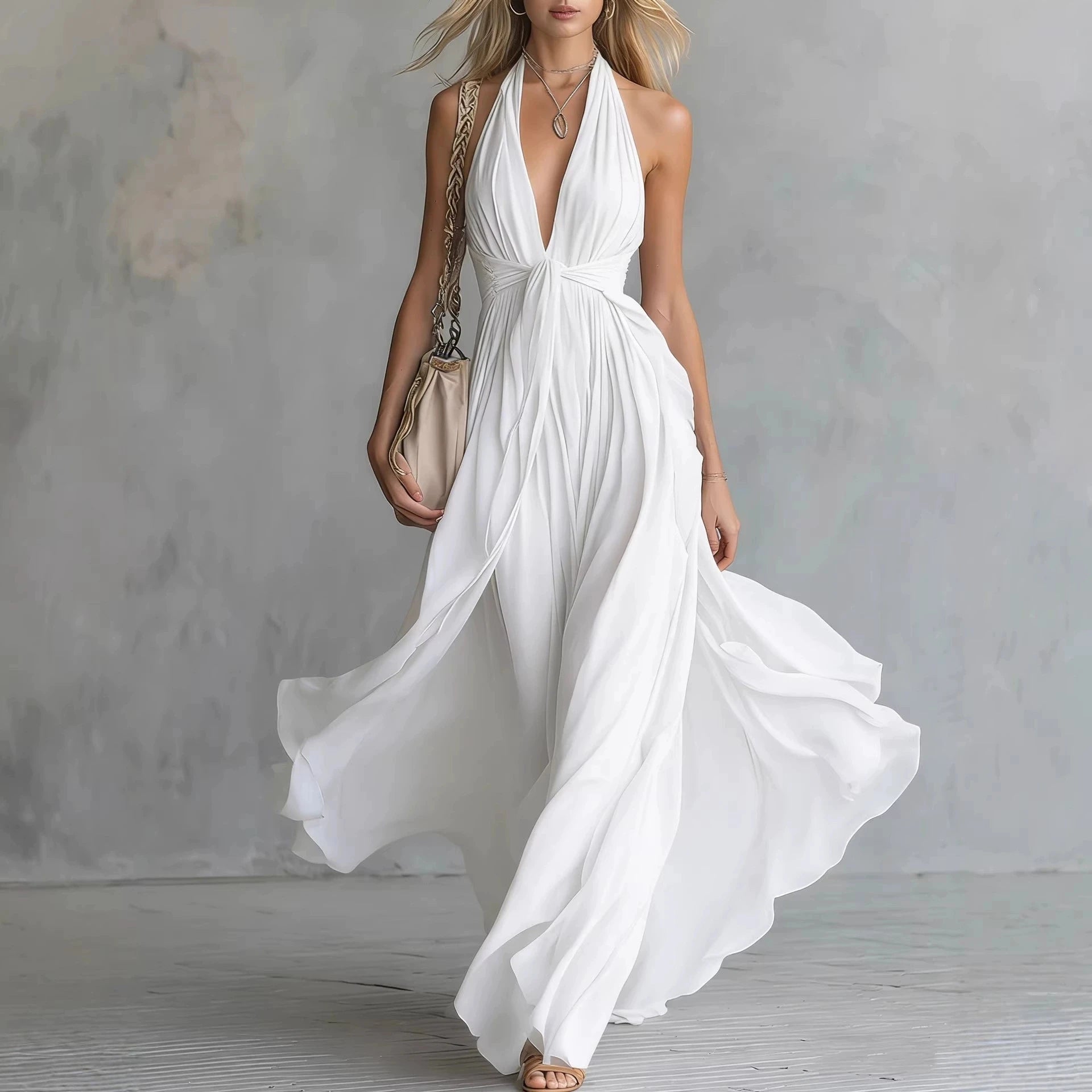 Aurora Chiffon Maxi Dress