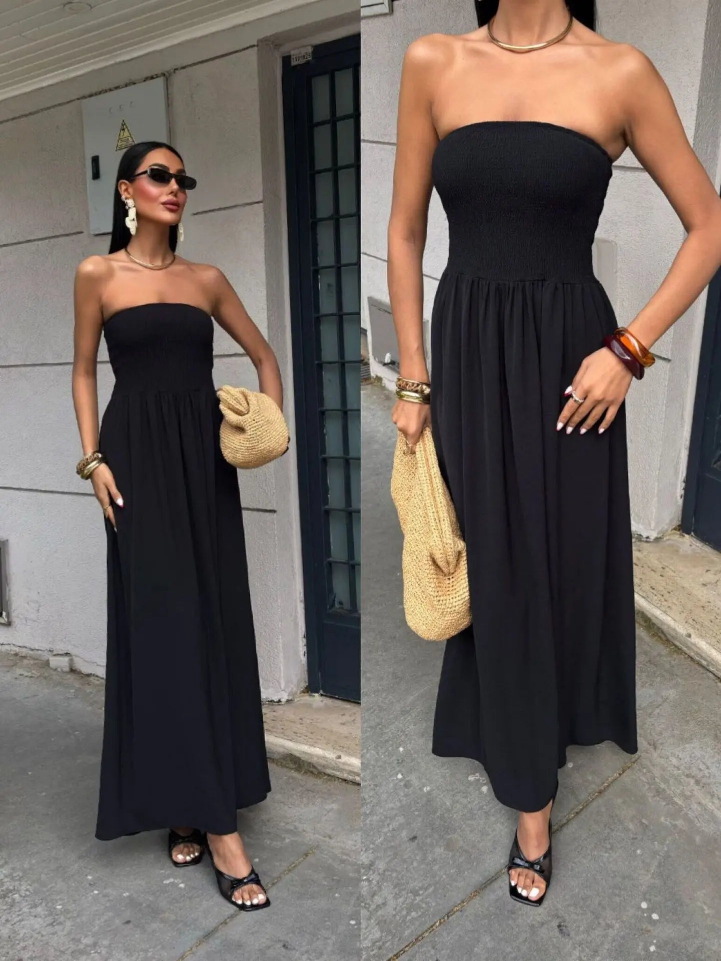 Sienna Off-Shoulder Maxi Dress