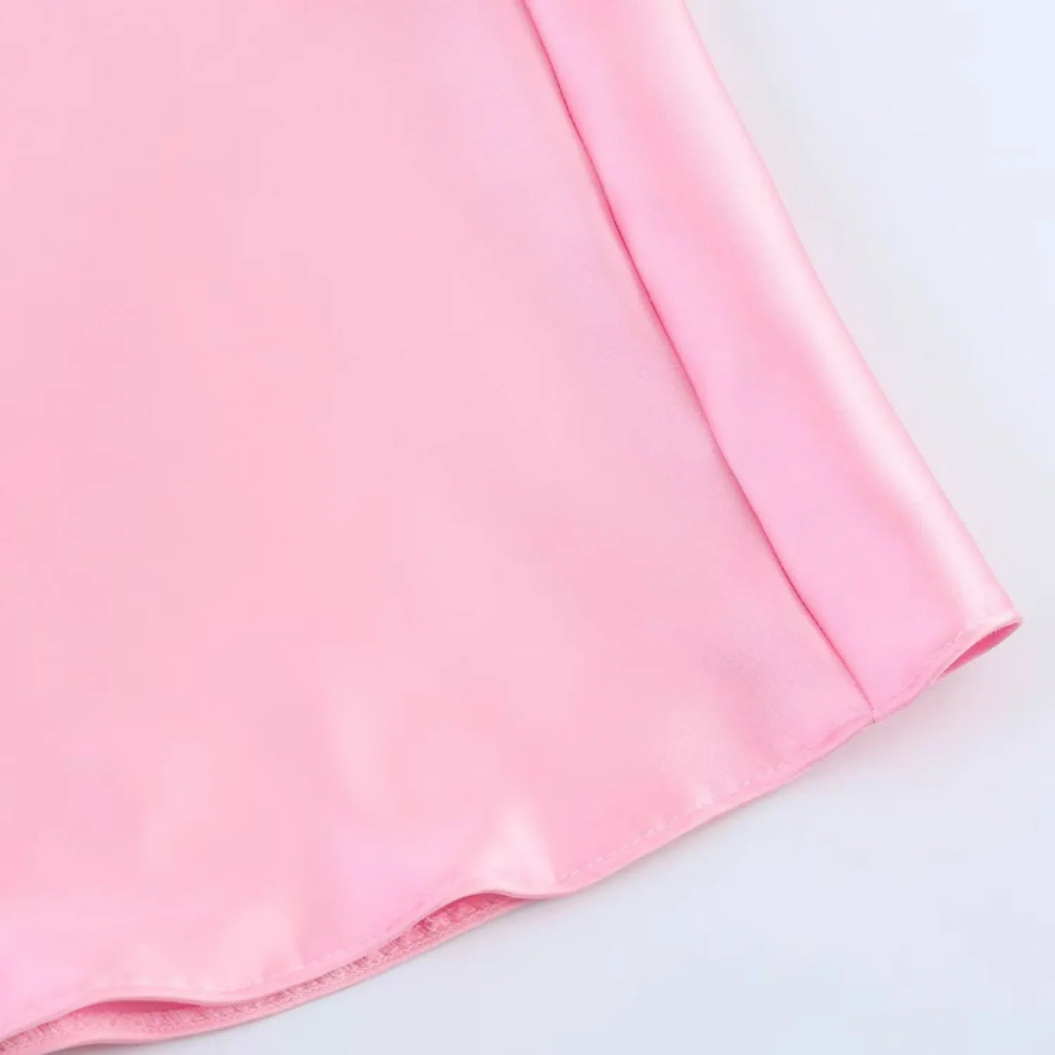 Amelia Blush Satin Midi Dress