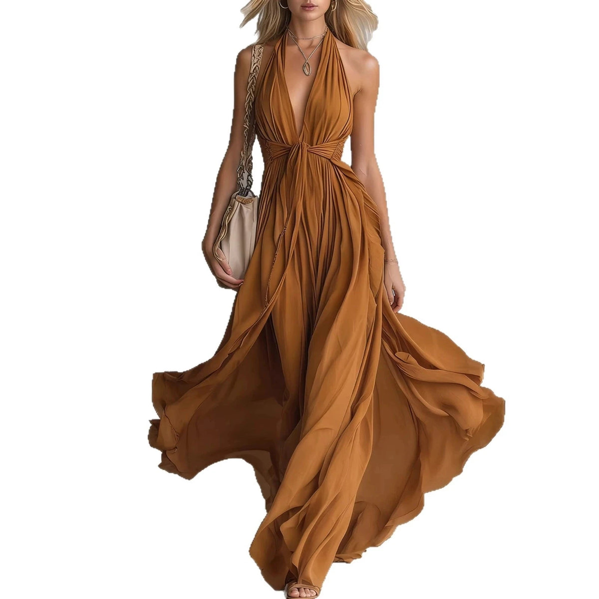 Aurora Chiffon Maxi Dress