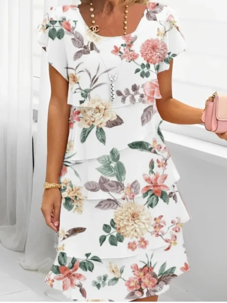 Sophia Floral Midi Dress