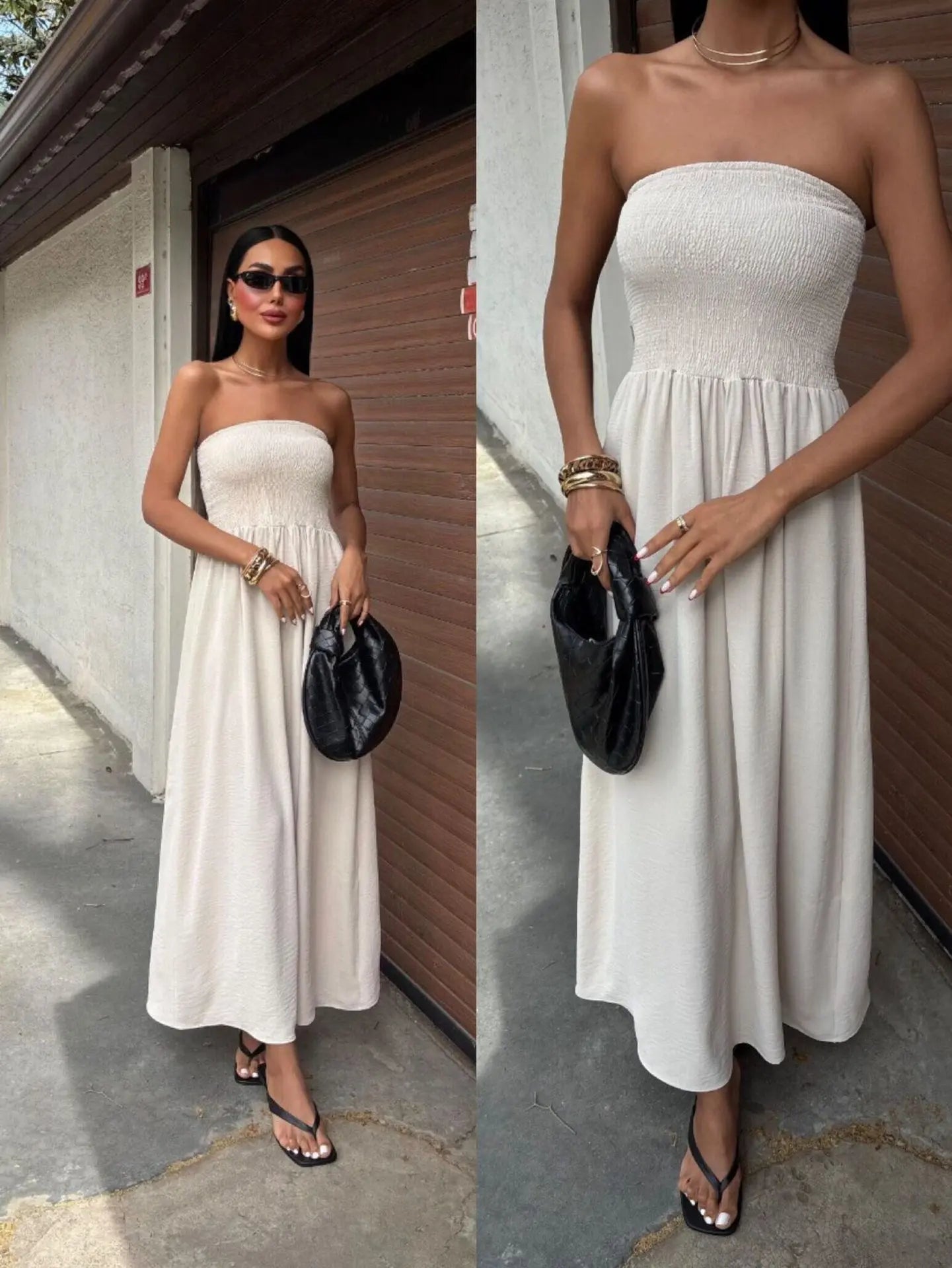 Sienna Off-Shoulder Maxi Dress