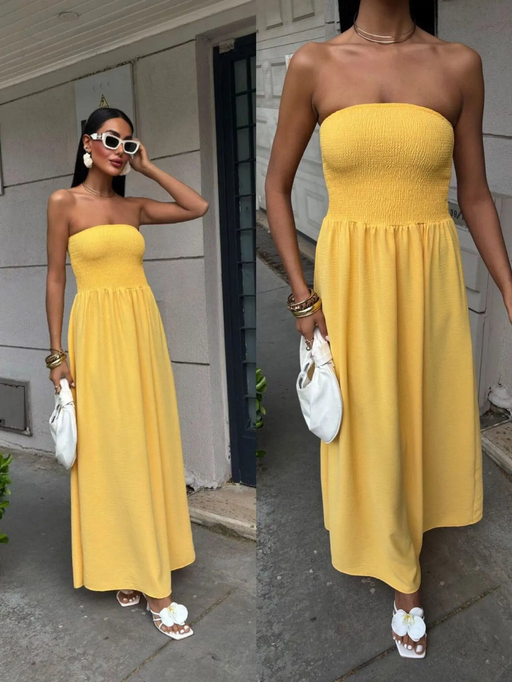 Sienna Off-Shoulder Maxi Dress