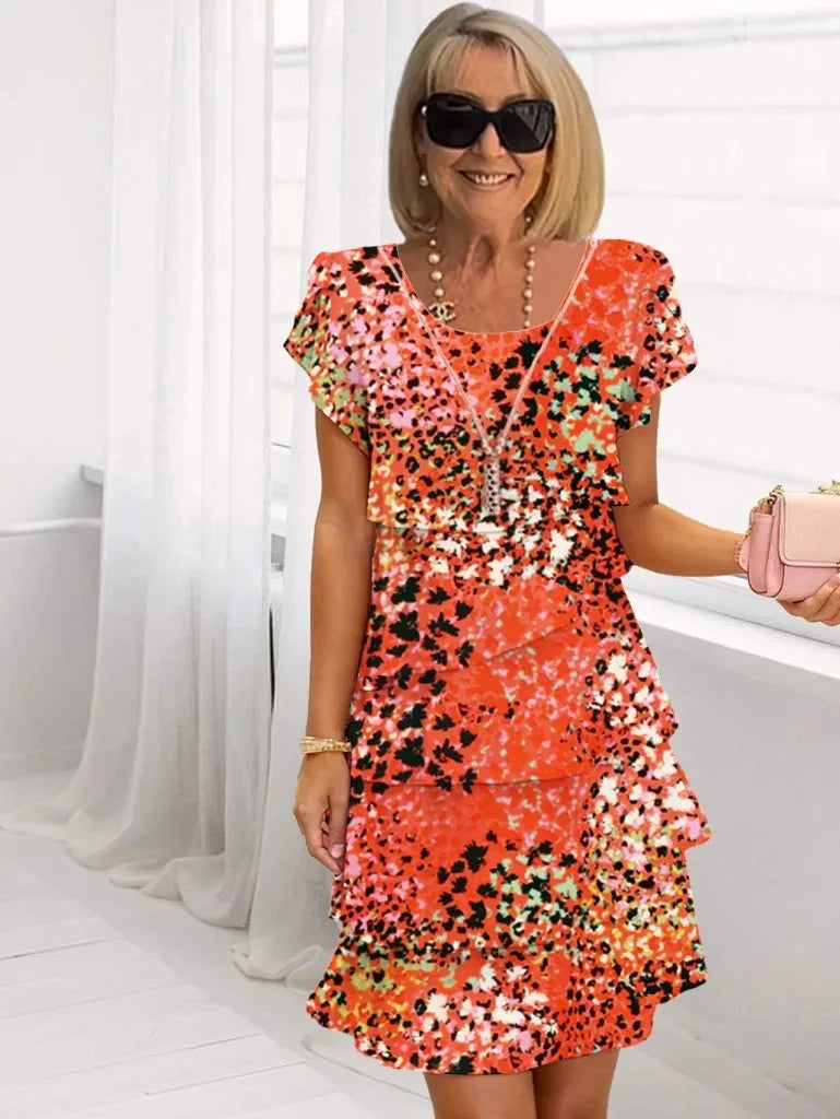 Sophia Floral Midi Dress