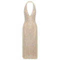 Valentina Ruby Sequin Midi Dress